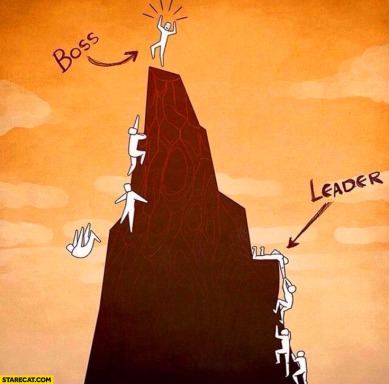 boss-leader-difference-climbing-a-mountain